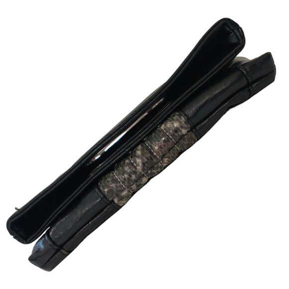 Y2K Cache Clutch Bag Purse Envelope Animal Print Handbag Vegan Leather Vtg 90s. - Picture 11 of 16